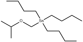 Stannane, tributyl[(1-methylethoxy)methyl]- Structure