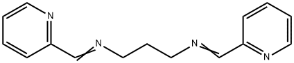 1,3-Propanediamine, N1,N3-bis(2-pyridinylmethylene)- Structure