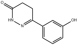 3(2H)-Pyridazinone, 4,5-dihydro-6-(3-hydroxyphenyl)- Structure