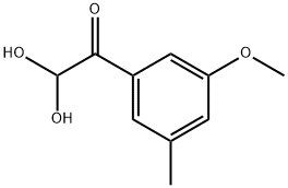 Ethanone, 2,2-dihydroxy-1-(3-methoxy-5-methylphenyl)- Structure