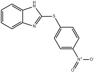 1H-Benzimidazole, 2-[(4-nitrophenyl)thio]- Structure