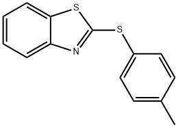 Benzothiazole, 2-[(4-methylphenyl)thio]- Structure