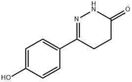 3(2H)-Pyridazinone, 4,5-dihydro-6-(4-hydroxyphenyl)- 구조식 이미지