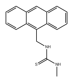 Thiourea, N-(9-anthracenylmethyl)-N'-methyl- Structure