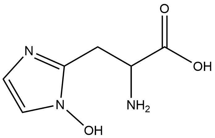 1H-Imidazole-2-propanoic acid, α-amino-1-hydroxy- (9CI) Structure