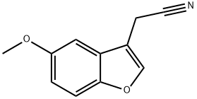 2-(5-methoxy-1-benzofuran-3-yl)acetonitrile Structure