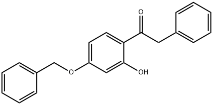 JR-6991, 1-(4-(Benzyloxy)-2-hydroxyphenyl)-2-phenylethanone, 97% 구조식 이미지