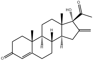 Pregn-4-ene-3,20-dione, 17-hydroxy-16-methylene- (8CI,9CI) 구조식 이미지