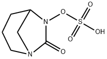 1,6-Diazabicyclo[3.2.1]octan-7-one, 6-(sulfooxy)- Structure