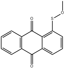 1-Anthracenesulfenic acid, 9,10-dihydro-9,10-dioxo-, methyl ester 구조식 이미지