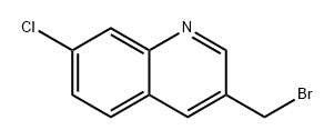 Quinoline, 3-(bromomethyl)-7-chloro- Structure