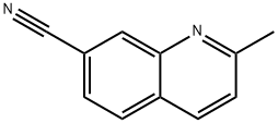 7-Quinolinecarbonitrile, 2-methyl- Structure