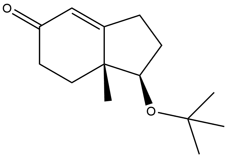 (1R,7aR)-1-(tert-butoxy)-7a-methyl-1,2,3,6,7,7a-hexahydro-5H-inden-5-one 구조식 이미지