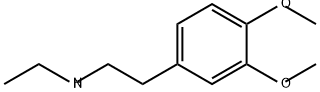 Benzeneethanamine, N-ethyl-3,4-dimethoxy- Structure