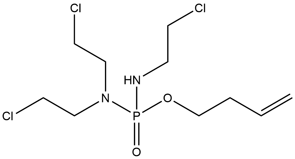 Phosphorodiamidic acid, tris(2-chloroethyl)-, 3-butenyl ester (9CI) Structure