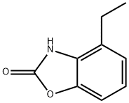 2(3H)-Benzoxazolone, 4-ethyl- 구조식 이미지