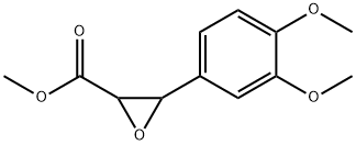 2-Oxiranecarboxylic acid, 3-(3,4-dimethoxyphenyl)-, methyl ester 구조식 이미지