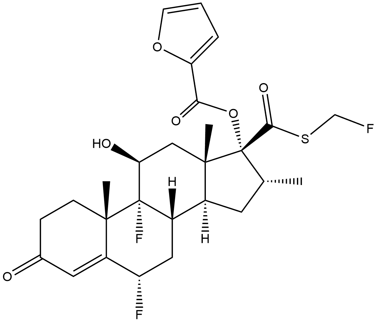 Fluticasone Impurity Structure