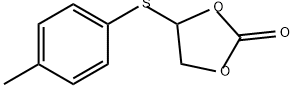 1,3-Dioxolan-2-one, 4-[(4-methylphenyl)thio]- Structure