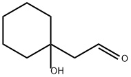 Cyclohexaneacetaldehyde, 1-hydroxy- Structure