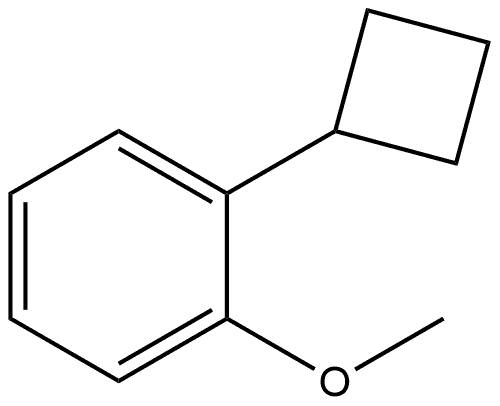 1-Cyclobutyl-2-methoxybenzene Structure