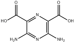 3,5-Diamino-2,6-pyrazinedicarboxylic acid Structure