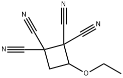 1,1,2,2-Cyclobutanetetracarbonitrile, 3-ethoxy- Structure