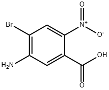 Benzoic acid, 5-amino-4-bromo-2-nitro- Structure