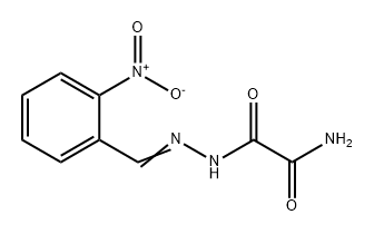 Acetic acid, 2-amino-2-oxo-, 2-[(2-nitrophenyl)methylene]hydrazide Structure