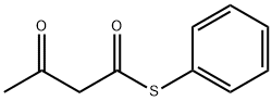 Butanethioic acid, 3-oxo-, S-phenyl ester 구조식 이미지