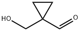 1-(Hydroxymethyl)cyclopropane-1-carbaldehyde Structure