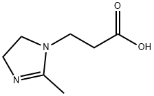 3-(2-methyl-4,5-dihydro-1H-imidazol-1-yl)propanoi
c acid Structure