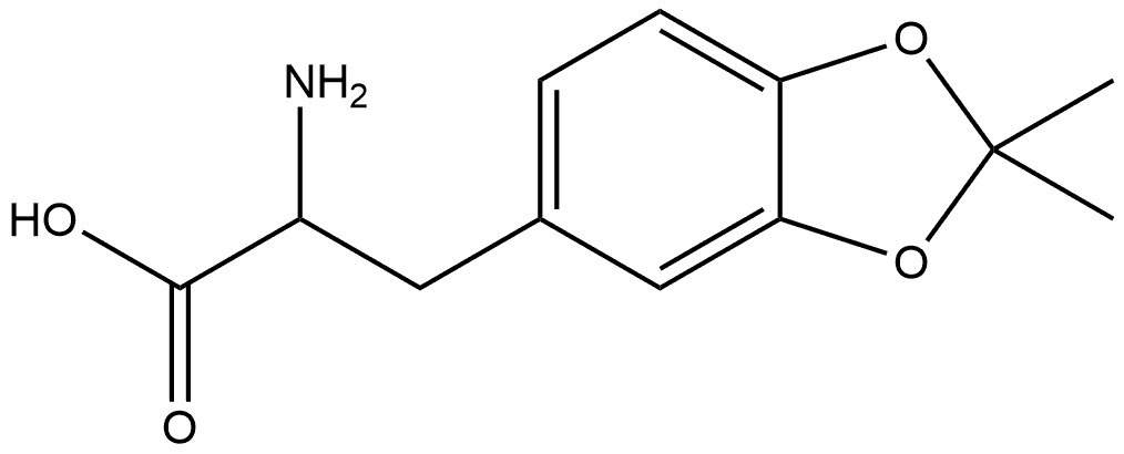 2-Amino-3-(2,2-dimethyl-benzo[1,3]dioxol-5-yl)-propionic acid Structure