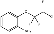 Benzenamine, 2-?(2-?chloro-?1,?1,?2-?trifluoroethoxy)?- Structure