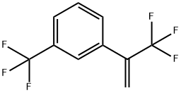 Benzene, 1-(trifluoromethyl)-3-[1-(trifluoromethyl)ethenyl]- Structure