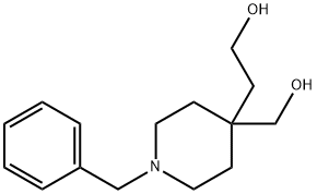 4-Piperidineethanol, 4-(hydroxymethyl)-1-(phenylmethyl)- 구조식 이미지