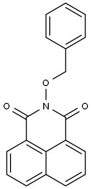 1H-Benz[de]isoquinoline-1,3(2H)-dione, 2-(phenylmethoxy)- 구조식 이미지