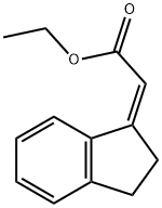 Acetic acid, 2-(2,3-dihydro-1H-inden-1-ylidene)-, ethyl ester, (2Z)- Structure