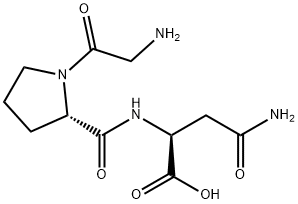 L-Asparagine, glycyl-L-prolyl- Structure