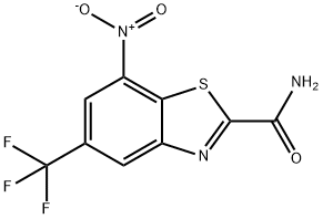 2-Benzothiazolecarboxamide, 7-nitro-5-(trifluoromethyl)- Structure