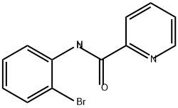 2-Pyridinecarboxamide, N-(2-bromophenyl)- Structure