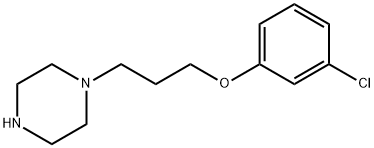 Piperazine, 1-[3-(3-chlorophenoxy)propyl]- Structure