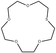 1,4,7,10-Tetraoxa-13-thiacyclopentadecane 구조식 이미지