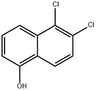 5,6-dichloronaphthalen-1-ol 구조식 이미지