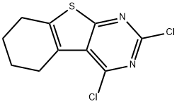 [1]Benzothieno[2,3-d]pyrimidine, 2,4-dichloro-5,6,7,8-tetrahydro- Structure