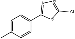 1,3,4-Thiadiazole, 2-chloro-5-(4-methylphenyl)- Structure