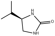 2-Imidazolidinone, 4-(1-methylethyl)-, (4R)- 구조식 이미지
