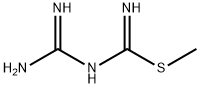 Carbamimidothioic acid, N-(aminoiminomethyl)-, methyl ester Structure