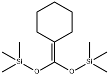 3,5-Dioxa-2,6-disilaheptane, 4-cyclohexylidene-2,2,6,6-tetramethyl- 구조식 이미지