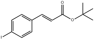 2-Propenoic acid, 3-(4-iodophenyl)-, 1,1-dimethylethyl ester, (2E)- Structure